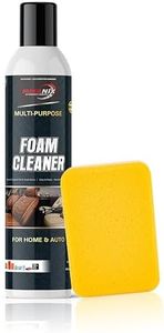 OBEROI'S TRADERS Multipurpose Foaming Car Interior & Exterior Cleaner Foam Spray For | Car Seat | Dashboard | Shoes | Sofa | Vinyl Rubber | Doors, PU/Leather (500 ml)