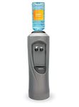 Hydrate Direct Core Bottled Water Cooler Dispenser | Floor-Standing Water Machine, Easy to Sanitise & Maintain. Perfect for Home and Office, Dispenses Ambient & Chilled Water – Grey/Black