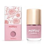 MoYou-London Premium Stamping Nail Polish, 9ml - Soft Berry