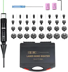 ohhunt Hunting Optics Laser Boresighters Kit with 32 Adapters fit 0.17 to 12GA (Green)