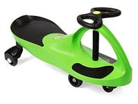 PlaSmart The Original PlasmaCar® Lime Ride On Toy, Ages 3 yrs and Up, No Batteries, Gears, or Pedals, Twist, Turn, Wiggle for Endless Fun