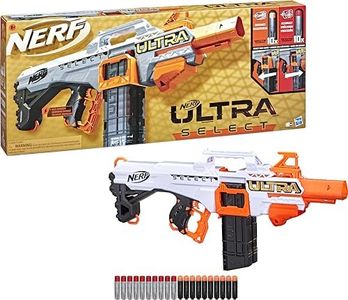 Nerf Ultra - Select - Fully Motorized Blaster - 2 Different 10 Dart Clips - Choose Distance or Accuracy - Rapid Fire Blasting - Outdoor Games And Toys For Kids - Boys And Girls - F0958 - Ages 8+