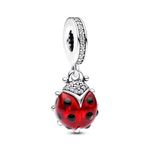 Ladybird 925 Sterling Silver Charm Compatible with Pandora Charms,and Many Other UK Charm Bracelets.