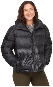 Marmot Women's Wm's Guides Down Hoody, Lightweight down jacket, warm winter puffy, water-repellent quilted coat, windproof functional jacket, packable outdoor jacket with hood