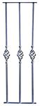 Avonstar Classics Range Adjustable Decorative Window Security Bars Triple British Made (Grey)