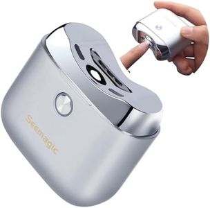 Electric Nail Clipper, 2 in 1 Automatic Electric Nail Clippers with LED Light & 2 Speeds, 2025 Upgraded Alloy Plate Nail Trimmer Gift for Senior Adults Students Baby