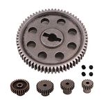 Hsthe Sea 1/10 RC Car Differential Main Metal Spur Gear 64T 17T 21T 26T 29T Motor Gear Upgrade Part