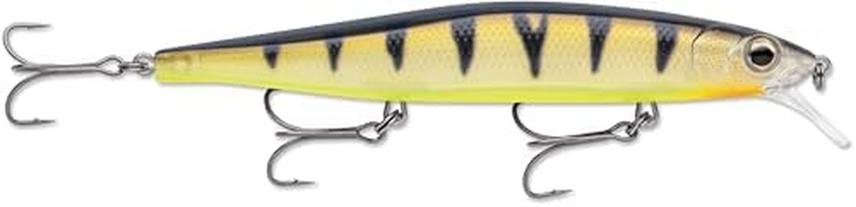 Rapala Precision Xtreme Mavrik Jerkbait, Hard Bait Lure, Bass Walleye Pike Fishing Lure, Twitch and Pause, 4-3/8", Hot Perch