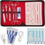 AmerÒ Complete Suture Practice Kit – Durable Suturing Pad with Pre-Cut Wounds, – Perfect for Students, Trainees & Skill Practice