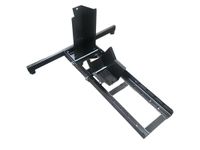 MaxxHaul 70271 Adjustable Motorcycle Wheel Chock Stand Heavy Duty 1800lb Weight Capacity