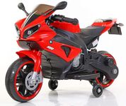 SHAKYA WORLD RR Battery Operated Kid's Bike, Ride-on Bike for 1 to 4 Years with Hand Accelerator, Red & Black