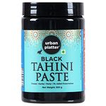 urban platter Black Tahini Paste, 500G (100% Pure Hulled Ground Black Sesame|Seed Butter|Pate De Sesame|Tahina|Add To Baked Goods, Dips & Hummus, Salad Dressings, Desserts, Granola Bars, Etc)