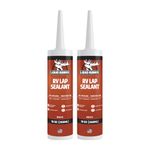 Liquid Rubber RV Lap Sealant, White, 2 Pack