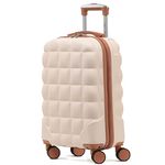 Flight Knight Bubble Suitcase - Ryanair easyJet Jet2 Approved - 8 Wheel Carry Cabin Hardcase 55x35x20cm