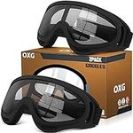 OXG 2 Pairs Motorcycle Goggles Fit 