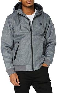 Quiksilver Brooks 5K-Veste imperméable pour Homme, Medium Grey Heather, FR (Taille Fabricant : XL)