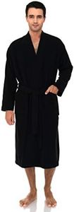 TowelSelections Mens Robe, 100% Cotton Terry Cloth Bathrobe, Spa Bath Robes for Men, Tap Shoe, Small-Medium