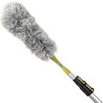 DocaPole 5-12 Foot (1.5 - 3.5m) Extension Pole + Microfiber Feather Duster // High Reach Dusting Kit for Dusting High Ceilings and Surfaces with Telescopic Pole // Telescoping Pole for Dusting