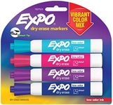 Expo Dry Erase Marker - Chisel Vibrant Colour 4-Pack