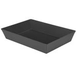 LloydPans Kitchenware USA Made Hard-Anodized 10 inch by 14 Inch Detroit Style Pizza Pan
