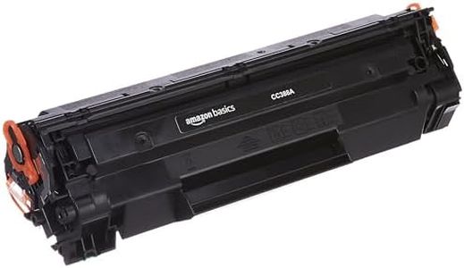 amazon basics 88A/CC388A Laser Toner Printer Cartridge | for HP Laser Jet P1007/P1008/P1106/P1108, Pro M1136/M1213nf/M1216, Pro M202dw / MFP M128/ M226 | Up to 1500 Pages Yield (Black)