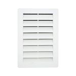 12" x 18" Rectangle Functional Gable Vent with Screen - 2 Piece Construction - White