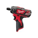 Milwaukee 4933441910 M12 BD-0 12 V Screwdriver Without Battery, Multi-Colour