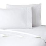 NIM TEXTILE Luxury Soft Sheets 1600 TC Softness Deep Pocket Fitted Sheet 4pc Bed Sheets Set Milano Collection Bedding - White, Full