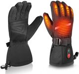Heated Ski Gloves, Unisex Winter Sk
