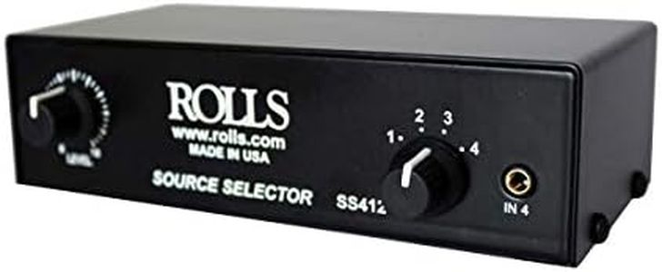 rolls, 4 A-B Box, 5.5" w x 3.1" d x 1.6" h (SS412), Black