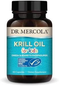 Dr. Mercola Kids Krill Oil Capsules, 60 Count