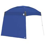 E-Z UP Recreational Sidewall-Angle Leg Canopies 10-Feet (3m), Royal Blue with Grey Accents