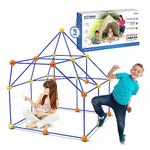 Fort Building Kits For Kids | Den Building Kit For Kids 70 Pieces | Den Building Kit | Construction Toys STEM | Fort Building Kit Indoor And Outdoor Toys