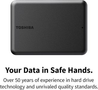 Toshiba 2TB Portable Hard Drive – USB External Storage