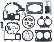 KIPA Carburetor Repair Rebuild Kit For Mercruiser Marine 2 Barrel Rochester Carburetor with FLOAT 3302-804844002# 1389-9562A1 1389-9563A1 1389-9564A1 1389-9670A2 1389-806077A2 1389-806078A2