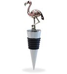 Cheers - Wine Stopper - Metal Flamingo