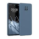 kwmobile Case Compatible with Xiaomi Redmi Note 9S / 9 Pro / 9 Pro Max Case - Slim Protective TPU Silicone Phone Cover - Dark Slate