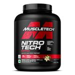 MuscleTech Nitrotech Ripped,1.81Kg (4Lbs),French Vanilla Bean,Low Fat Lean Whey Protein,+ Weight Management,30G From Whey Protein,500G (L-Carnitine & L-Tartrate),200Mg C
