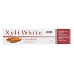 NOW Solutions, Xyliwhite™ Toothpaste Gel, Cinnafresh, Cleanses and Whitens, Clean and Fresh Cinnamon Taste, 181g