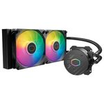 Cooler Master ML240L Core ARGB CPU Liquid Cooler - Black | Support Intel & AMD Processor - LGA1700, LGA1200, LGA1151, AM5, AM4 | Gen S Dual Chamber Pump | 240mm AIO | New Pressure Optimised Fans