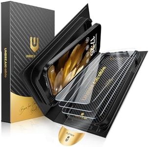 UNBREAKcable for iPhone 16 Pro Max Screen Protector [Quick-Installation Box] 3-Pack 9H+ Hardness Shatterproof Tempered Glass for iPhone 16 Pro Max 6.9" [99.99% HD Clear] [Case Friendly] [Bubble Free]