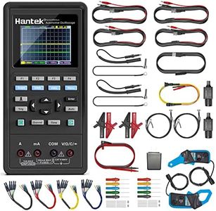 Hantek Professional Automotive Oscilloscope 2D82AUTO, 4 in 1 Handheld Oscilloscope Multimeter, Digital USB Oscillograph with 2 Channels 80 MHz Bandwidth, 2D82 III