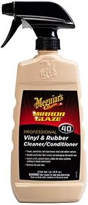 Meguiar's Professional Vinyl and Rubber Cleaner Conditioner M4016 - Pro-Grade Vinyl Cleaner & Rubber Cleaner for Interior and Exterior, Screens out UV Rays while Leaving Behind a Natural Sheen, 16 Oz