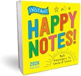 2026 Instant Happy Notes Boxed Calendar: 365 Reminders to Smile and Shine! (Daily Motivational Desk Gift) (Inspire Instant Happiness Calendars & Gifts)