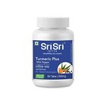 Sri Sri Ayurveda Tattva Turmeric Plus,60 Tabs | 500Mg (Pack Of 3)