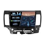 BXLIYER Android 13 IPS Car Stereo For Mitsubishi Lancer (2010-2016) - Built-in Carplay + Android Auto - 2G+32G - Rear Camera FREE - 10.1 Inch 2 Din - Steering Wheel WiFi 4G DAB Fast-boot Split-Screen