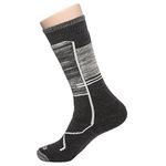 Hans Pure Merino Wool Socks - Rugged - Calf Size (Charcoal Grey - Dark Grey, 3)