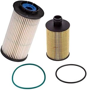 DOC'S Ram 1500 3.0L EcoDiesel Fuel Filter Set 2014-2019 | Replaces 68235275AA, 68229402AA | High Efficiency 3 Micron