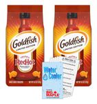 RedHot Goldfish Bundle. Includes (2) Packages of RedHot Spicy Goldfish Baked Snack Crackers PLUS Water Cooler Trivia Game by BIG MAPLE®. Add some Spice to your Snack, Lunch, Office, Home