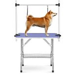 ZSQ Pet Grooming Table, Portable Adjustable Foldable Pet Groom Table Stand for Dog Cat, Maximum Capacity Up to 330 LBS (36")